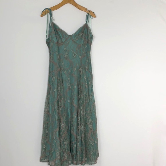 FREE PEOPLE MOON RIVER LACE MIDI DRESS - Picture 3 of 6